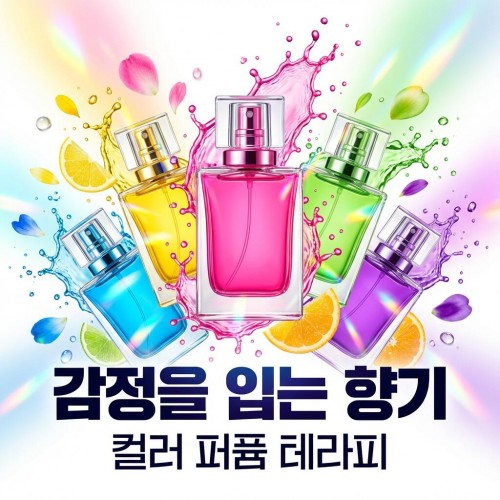 감정을 입는 향기, '컬러 퍼퓸 테라피'